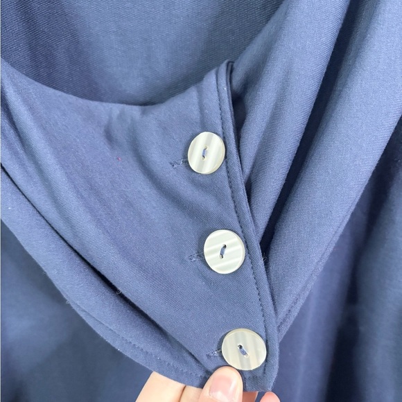 Soft Surroundings Kassidy pullover tunic size L blue - Picture 3 of 8